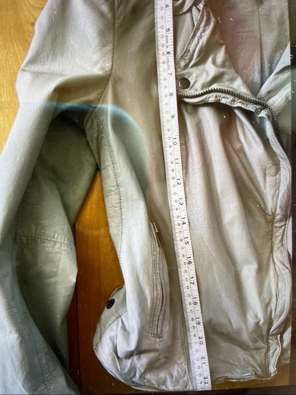 M.   MUUBAA  Light Gray Leather Moto Jacket.  NWOT - Picture 5 of 5